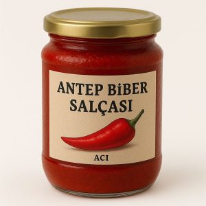 doğal acı antep biber salçası