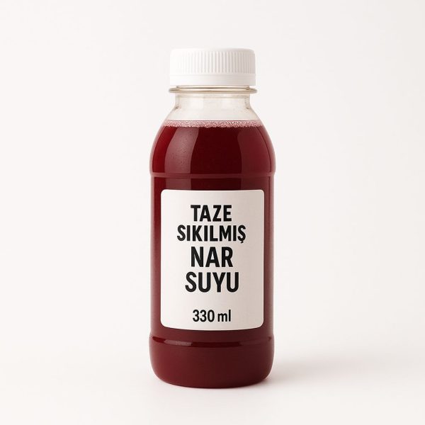 taze sıkım nar suyu